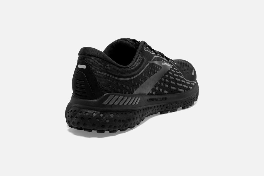 Brooks Adrenaline GTS 21 Road Running Shoes Mens - Black - YLZFP-0158